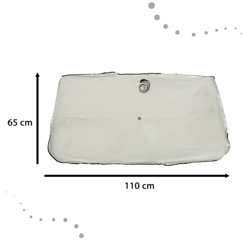 Parasol przeciwsłoneczny osłona mata na przednią szybę samochodu 65x110cm Parasol przeciwsłoneczny osłona mata na przednią szybę samochodu 65x110cm