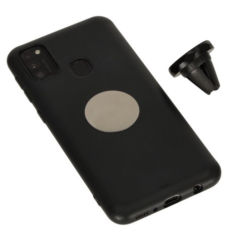 Uchwyt magnetyczny do telefonu holder samochodowy na kratkę wywiew czarny Uchwyt magnetyczny do telefonu holder samochodowy na kratkę wywiew czarny