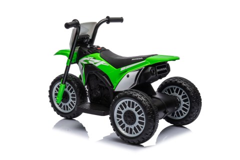 Motorek Cross Honda CRF 450R na akumulator dla dzieci Zielony + 3 Koła + Gumowy Bieżnik + Klakson Motorek Cross Honda CRF 450R na akumulator dla dzieci Zielony + 3 Koła + Gumowy Bieżnik + Klakson