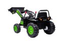 Koparka Traktor na akumulator dla dzieci Zielony + Ruchome Ramię Łyżka + Pilot + Wolny Start + Radio FM + LED