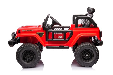 Auto terenowe OFF-ROAD 3.0 dla dzieci Czerwony + Pilot + Wolny Start + Pasy + Audio LED Auto terenowe OFF-ROAD 3.0 dla dzieci Czerwony + Pilot + Wolny Start + Pasy + Audio LED