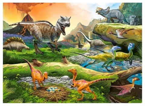 Puzzle układanka 100 elementów Świat Dinozaurów 6+ CASTORLAND Puzzle układanka 100 elementów Świat Dinozaurów 6+ CASTORLAND