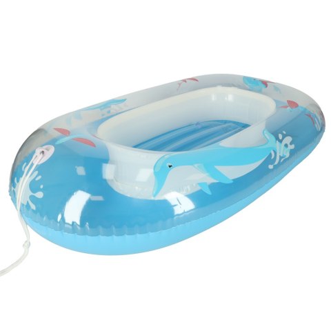 BESTWAY 34037 Kółko do pływania dla niemowląt koło pontonik dla dzieci dmuchany z siedziskiem łódka ponton niebieski 3+ 45kg BESTWAY 34037 Kółko do pływania dla niemowląt koło pontonik dla dzieci dmuchany z siedziskiem łódka ponton niebieski 3+ 45kg