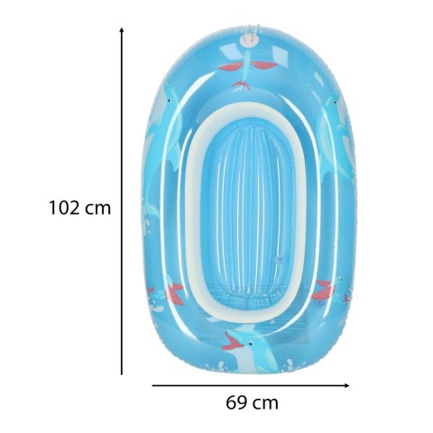 BESTWAY 34037 Kółko do pływania dla niemowląt koło pontonik dla dzieci dmuchany z siedziskiem łódka ponton niebieski 3+ 45kg BESTWAY 34037 Kółko do pływania dla niemowląt koło pontonik dla dzieci dmuchany z siedziskiem łódka ponton niebieski 3+ 45kg