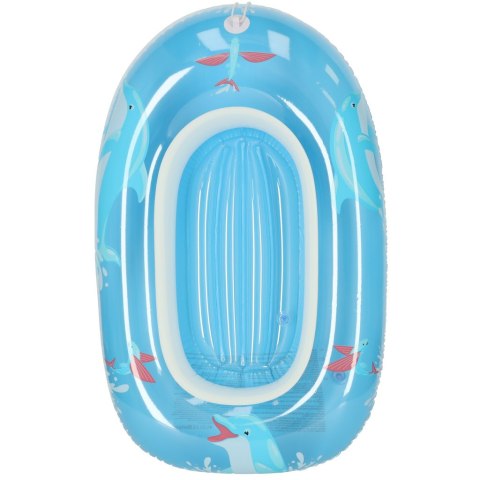 BESTWAY 34037 Kółko do pływania dla niemowląt koło pontonik dla dzieci dmuchany z siedziskiem łódka ponton niebieski 3+ 45kg BESTWAY 34037 Kółko do pływania dla niemowląt koło pontonik dla dzieci dmuchany z siedziskiem łódka ponton niebieski 3+ 45kg