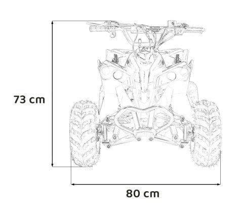 Pojazd Quad Spalinowy RENEGADE HIPERFECT 110CC Żółty Pojazd Quad Spalinowy RENEGADE HIPERFECT 110CC Żółty