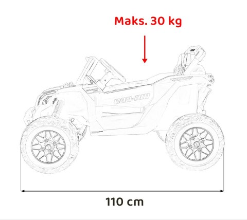 Pojazd ATV CAN-AM Maverick Czarny Pojazd ATV CAN-AM Maverick Czarny