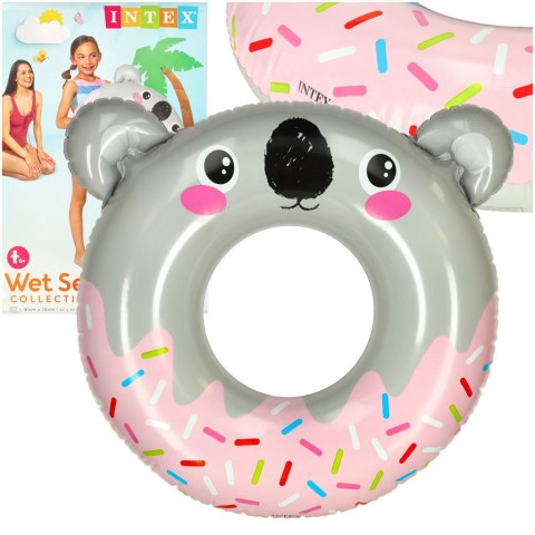 INTEX 59266 Kółko do pływania koło dmuchane ponton plażowy koala max 40kg INTEX 59266 Kółko do pływania koło dmuchane ponton plażowy koala max 40kg