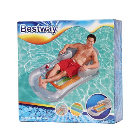 BESTWAY 43028 Materac dmuchany fotel szary BESTWAY 43028 Materac dmuchany fotel szary
