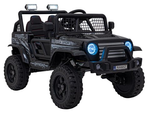 Pojazd OFF ROAD 4x4 SPORT Czarny Pojazd OFF ROAD 4x4 SPORT Czarny