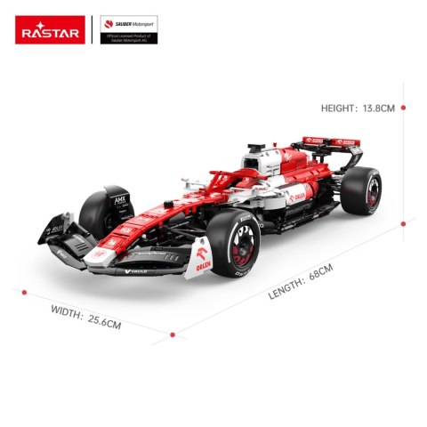 1:8 Alfa Romeo F1 C42 Klocki 2261el. RASTAR 1:8 Alfa Romeo F1 C42 Klocki 2261el. RASTAR