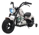 Pojazd Motorek Chopper Warrior Biały