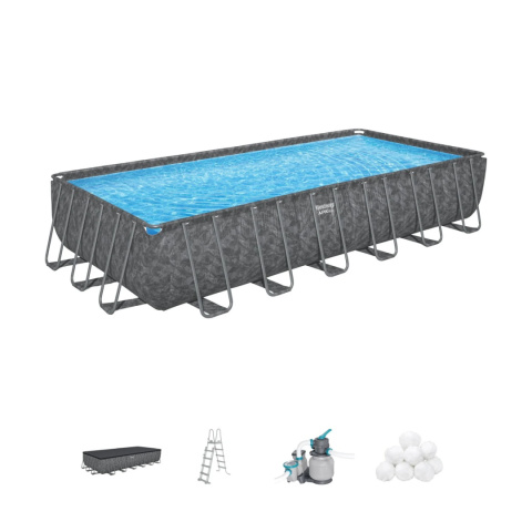 Basen Stelażowy 24FT 732x366x132cm APX 365 BESTWAY Basen Stelażowy 24FT 732x366x132cm APX 365 BESTWAY