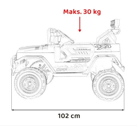 Pojazd Off-Road CLIMBER Zielony Pojazd Off-Road CLIMBER Zielony