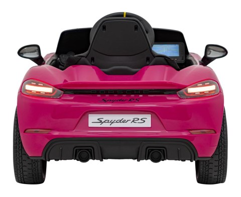 Pojazd Porsche Spyder RS 718 Różowy MP4 Pojazd Porsche Spyder RS 718 Różowy MP4