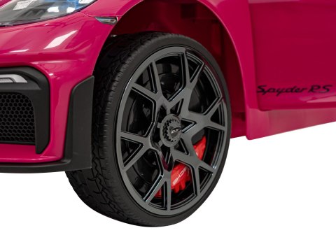 Pojazd Porsche Spyder RS 718 Różowy MP4 Pojazd Porsche Spyder RS 718 Różowy MP4