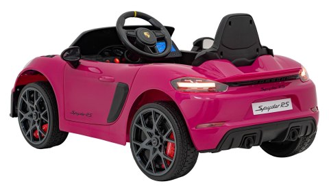 Pojazd Porsche Spyder RS 718 Różowy MP4 Pojazd Porsche Spyder RS 718 Różowy MP4