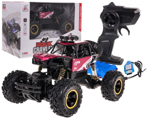 Crawler MONSTER ROCK R/C 1:16 Czerwony Crawler MONSTER ROCK R/C 1:16 Czerwony
