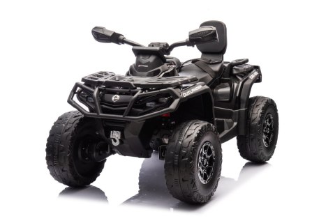 Quad Can Am Outlander ATV z Pilotem Czarny Quad Can Am Outlander ATV z Pilotem Czarny