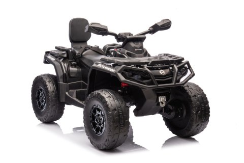 Quad Can Am Outlander ATV z Pilotem Czarny Quad Can Am Outlander ATV z Pilotem Czarny