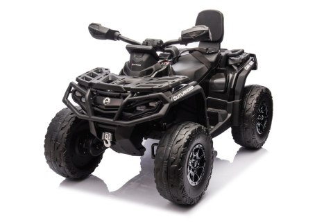 Quad Can Am Outlander ATV z Pilotem Czarny Quad Can Am Outlander ATV z Pilotem Czarny