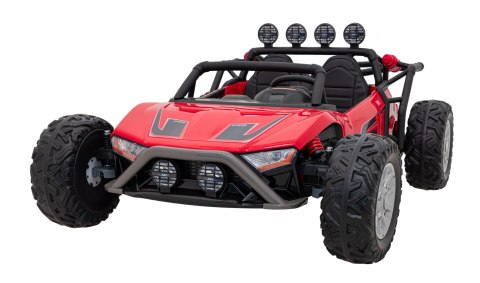 Auto Buggy Racing 5 na akumulator dla dzieci Czerwony + Silniki 2x200W + Pilot + Audio LED + Wolny Start Auto Buggy Racing 5 na akumulator dla dzieci Czerwony + Silniki 2x200W + Pilot + Audio LED + Wolny Start