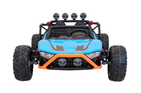 Auto Buggy Racing 5 na akumulator dla dzieci Niebieski + Silniki 2x200W + Pilot + Audio LED + Wolny Start Auto Buggy Racing 5 na akumulator dla dzieci Niebieski + Silniki 2x200W + Pilot + Audio LED + Wolny Start