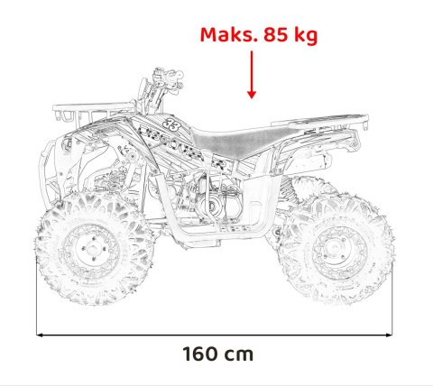 Pojazd Quad Spalinowy 120CC DISCOVERER Żółty Pojazd Quad Spalinowy 120CC DISCOVERER Żółty