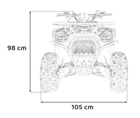 Pojazd Quad Spalinowy 120CC DISCOVERER Żółty Pojazd Quad Spalinowy 120CC DISCOVERER Żółty