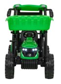 Pojazd MEGA Traktor D68 Z Przyczepką Zielony