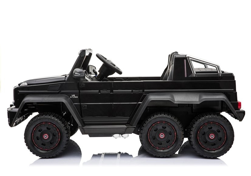 Pojazd Na Akumulator Mercedes 6x45W Czarny MP4 Pojazd Na Akumulator Mercedes 6x45W Czarny MP4