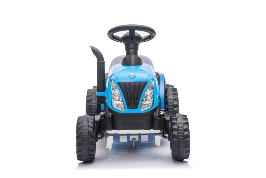 Traktor Na Akumulator z Przyczepą A009 Niebieski Traktor Na Akumulator z Przyczepą A009 Niebieski