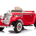 Pojazd Mercedes Benz Retro Typ 540A 4x4 do 100 kg Czerwony Z FUNKCJA JAZDY Z RODZICEM