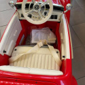 Pojazd Mercedes Benz Retro Typ 540A 4x4 do 100 kg Czerwony Z FUNKCJA JAZDY Z RODZICEM