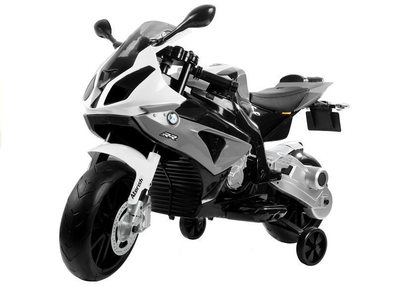 Motocykl Motor na akumulator BMW S1000RR Srebrny Motocykl Motor na akumulator BMW S1000RR Srebrny