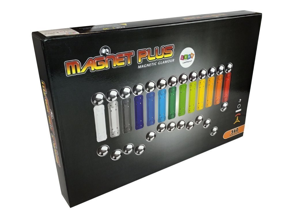 Zestaw Magnastix Klocki Magnetyczne 560 + Tablica Zestaw Magnastix Klocki Magnetyczne 560 + Tablica