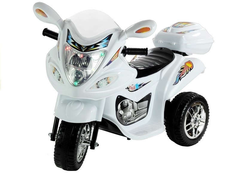 Motor na Akumulator Trójkołowy Biały BJX-88 Motor na Akumulator Trójkołowy Biały BJX-88