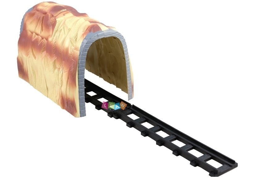 Pociąg Ekspresowy Tor ze Stacją i Tunelem 80 Elementów