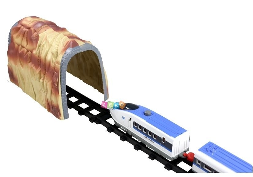 Pociąg Ekspresowy Tor ze Stacją i Tunelem 80 Elementów