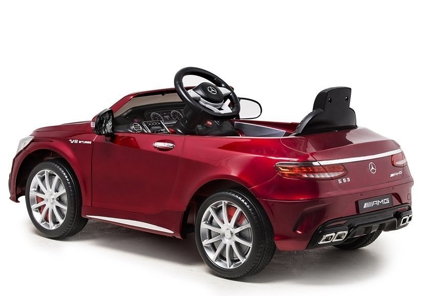 Auto na Akumulator Mercedes S63 Czerwony Lakier Auto na Akumulator Mercedes S63 Czerwony Lakier
