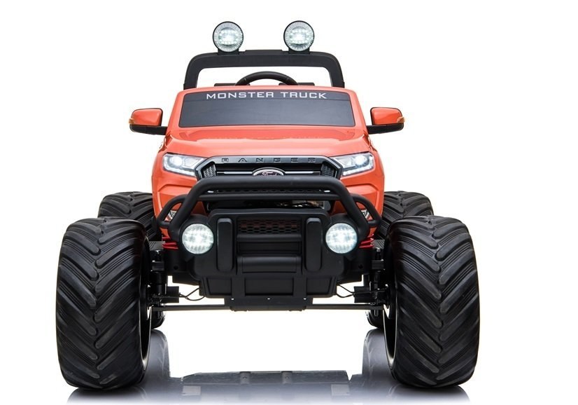 Pojazd na Akumulator Ford Ranger Monster LCD Pomarańczowy