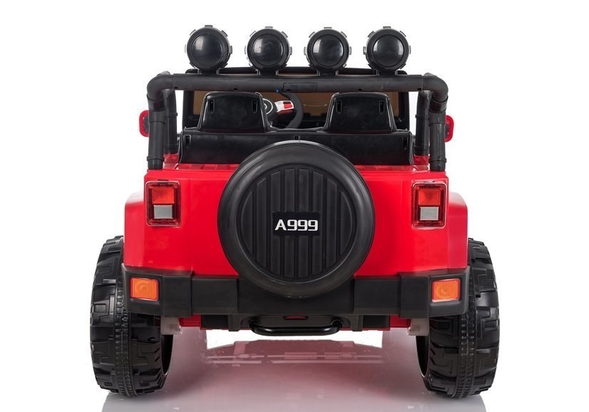 Auto na Akumulator Jeep 4x4 A999 Czerwony