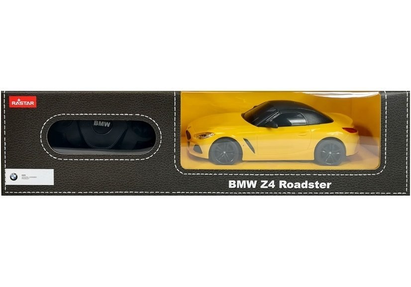 Auto R/C BMW Z4 Roadster Rastar 1:24 Żółte