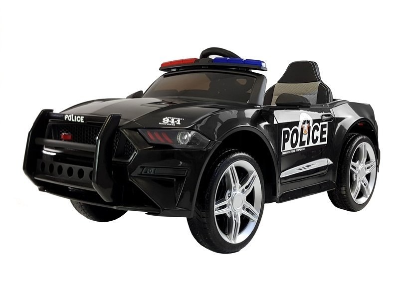 Auto na Akumulator BBH0007 Policja Czarny Auto na Akumulator BBH0007 Policja Czarny