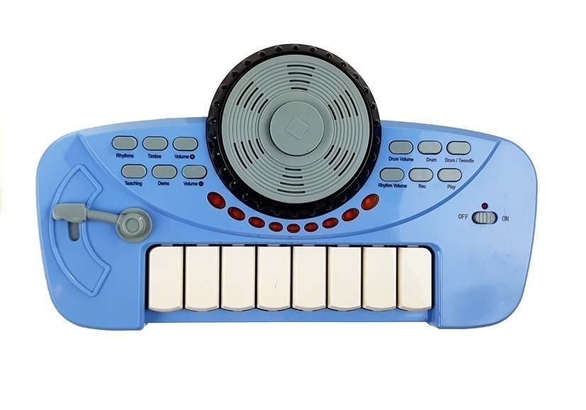 Perkusja z Keyboardem Mikrofon 5 Bębnów Różowa Perkusja z Keyboardem Mikrofon 5 Bębnów Różowa