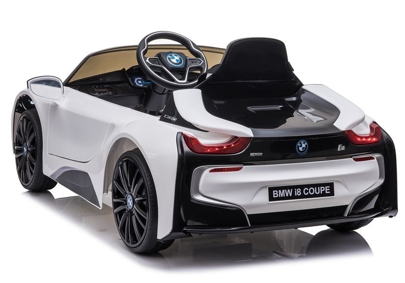 Auto na Akumulator BMW I8 JE1001 Biały Auto na Akumulator BMW I8 JE1001 Biały
