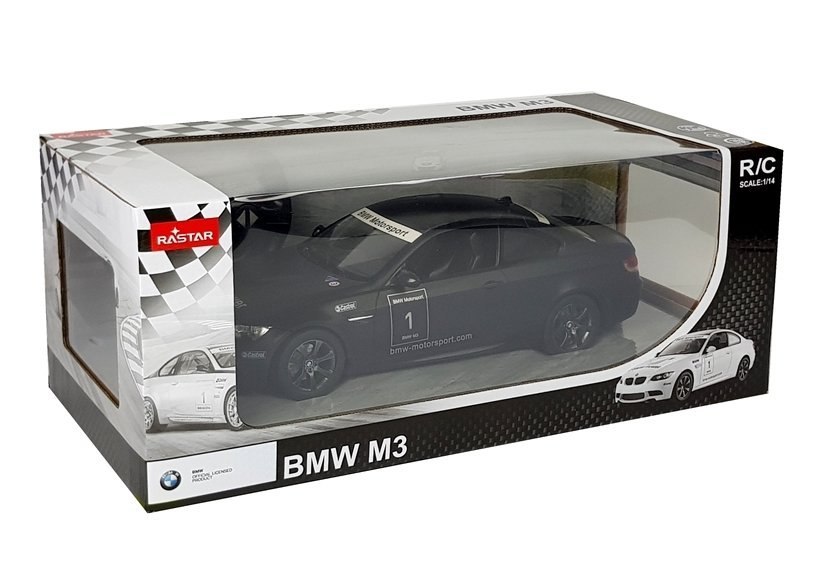 Auto R/C BMW M3 Rastar 1:14 Czarny na Pilota