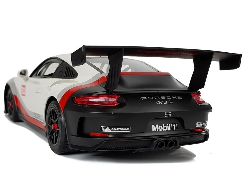 Auto R/C Porsche 911 GT3 CUP Rastar 1:14 Białe na pilota