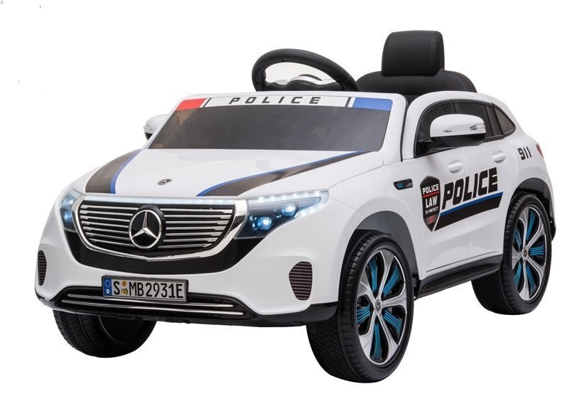 Auto na Akumulator Mercedes EQC 400 Policja Biały