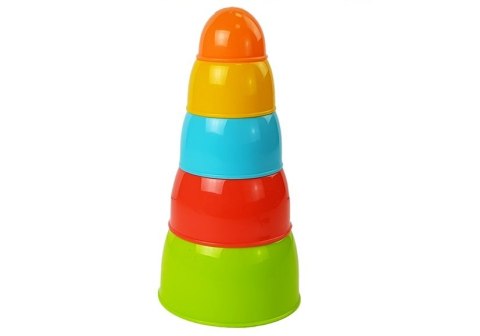 Piramidka Kubeczki Układanka Zręcznościowa dla Malucha 5szt Piramidka Kubeczki Układanka Zręcznościowa dla Malucha 5szt